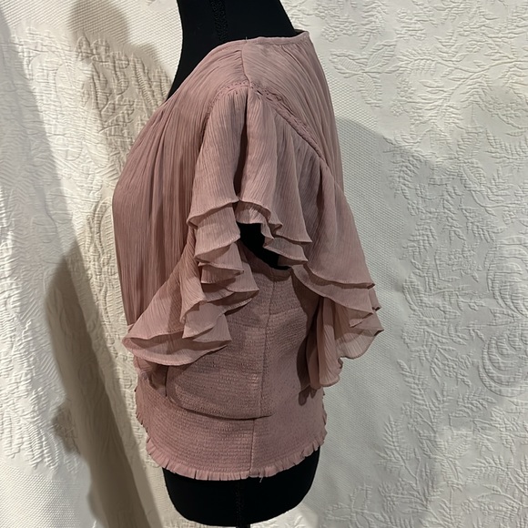 Anthropologie Forever That Girl ruffle top, size large, NWT - Picture 7 of 15